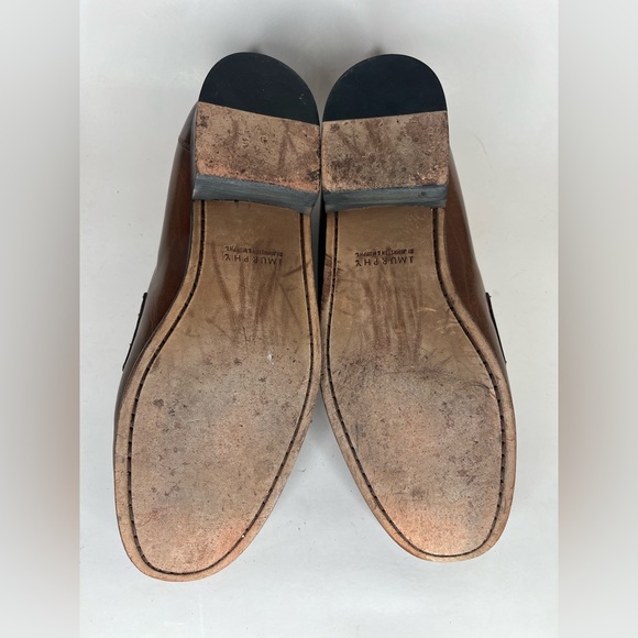 j murphy by johnston murphy Shoes Loafers Slip Ons Men Size 9.5M Brown Leather main image 10